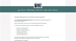 Desktop Screenshot of kanzlei-dr-nickel.de